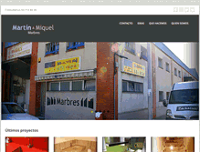Tablet Screenshot of marbresmiquel.com